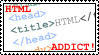 addicted to html stamp